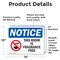 Signmission This Room Is Fragrance Free Sign With Symbol, 14 in W x Rectangle, Vinyl Decal OS-2PACK-NS-D-1014-L-18656 - alternate 3